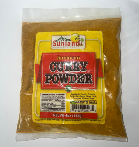 Jamaican Curry Powder 113g (Sunland Caribbean Foods) Special Offer