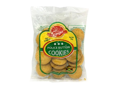 Jamaican Police Button Cookies